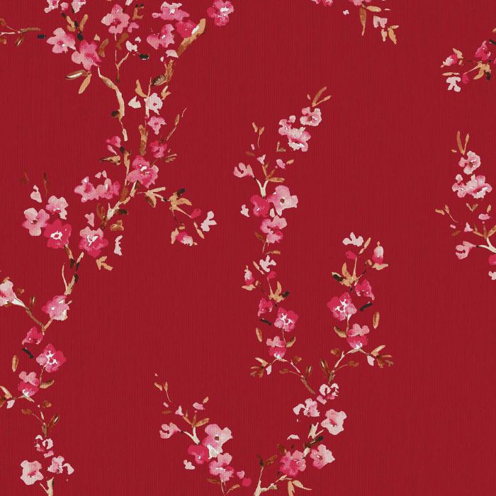 RM COCO | Manchurian Fret / Garnet - Print Fabric
